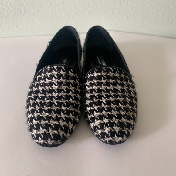 Jon Joseph Gatsby Houndstooth Flat Size 8.5 - Picture 2 of 7